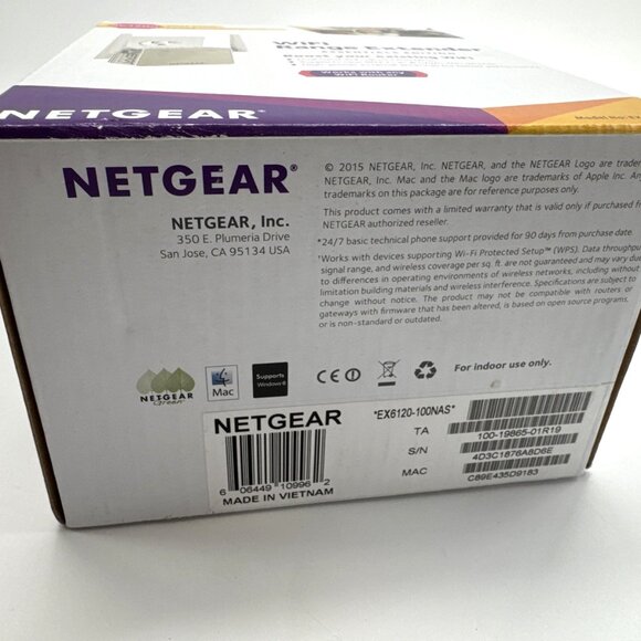 NETGEAR Wi-Fi Range Extender AC1200 EX6120 Coverage Up to 1500 Sq Ft NEW SEALED - Picture 4 of 6